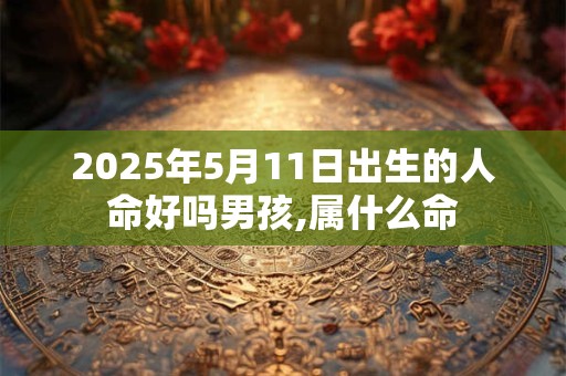 2025年5月11日出生的人命好吗男孩,属什么命