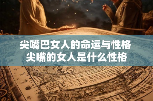 尖嘴巴女人的命运与性格 尖嘴的女人是什么性格