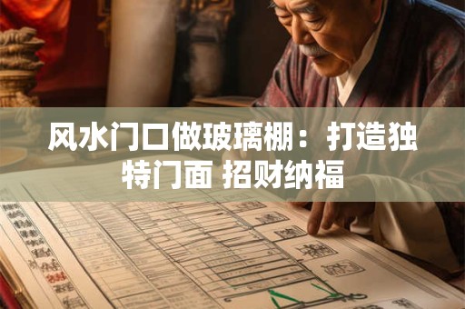 风水门口做玻璃棚：打造独特门面 招财纳福