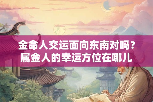 金命人交运面向东南对吗？属金人的幸运方位在哪儿