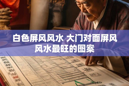 白色屏风风水 大门对面屏风风水最旺的图案