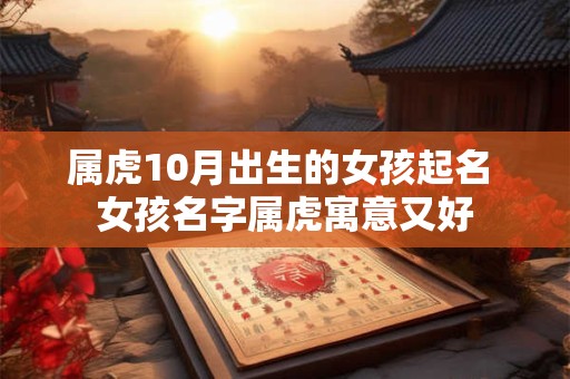 属虎10月出生的女孩起名 女孩名字属虎寓意又好