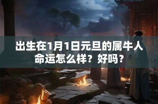 出生在1月1日元旦的属牛人命运怎么样？好吗？