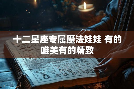 十二星座专属魔法娃娃 有的唯美有的精致