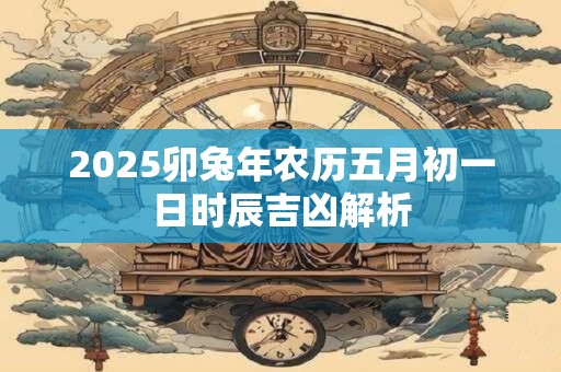 2025卯兔年农历五月初一日时辰吉凶解析