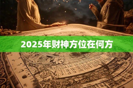 2025年财神方位在何方