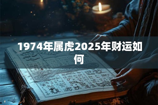 1974年属虎2025年财运如何