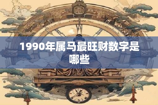 1990年属马最旺财数字是哪些