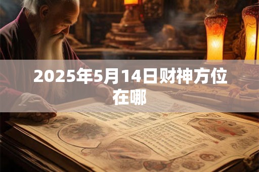 2025年5月14日财神方位在哪