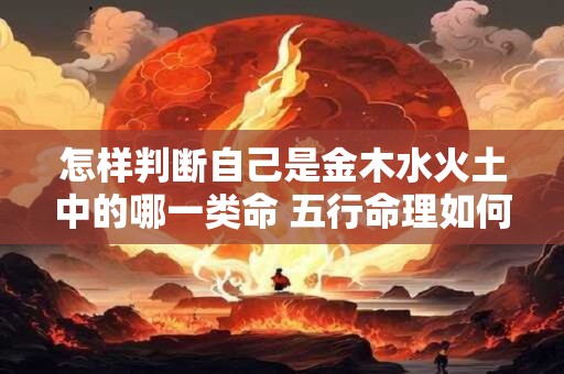 怎样判断自己是金木水火土中的哪一类命 五行命理如何查