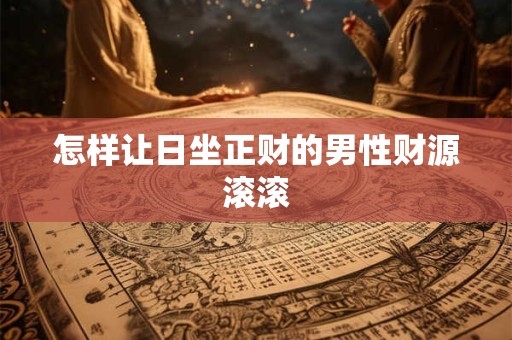 怎样让日坐正财的男性财源滚滚