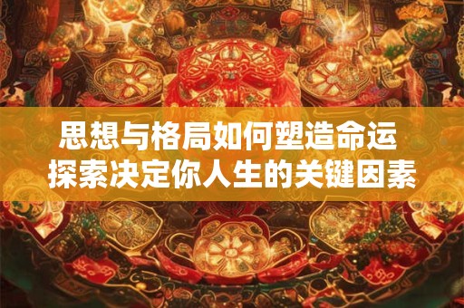 思想与格局如何塑造命运 探索决定你人生的关键因素