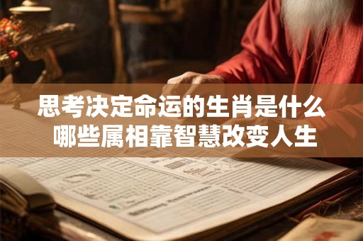 思考决定命运的生肖是什么 哪些属相靠智慧改变人生