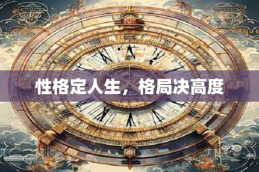 性格定人生，格局决高度