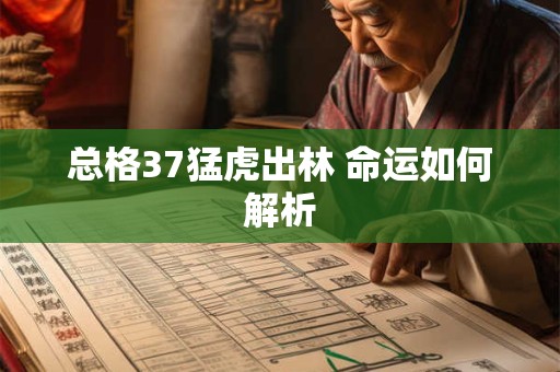 总格37猛虎出林 命运如何解析