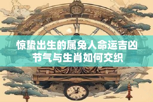 惊蛰出生的属兔人命运吉凶 节气与生肖如何交织