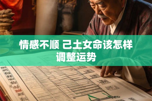 情感不顺 己土女命该怎样调整运势