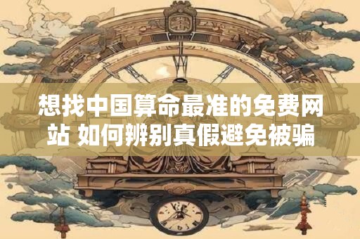 想找中国算命最准的免费网站 如何辨别真假避免被骗