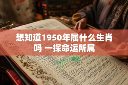 想知道1950年属什么生肖吗 一探命运所属