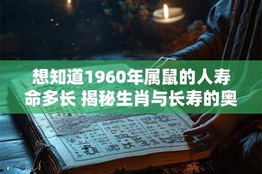 想知道1960年属鼠的人寿命多长 揭秘生肖与长寿的奥秘