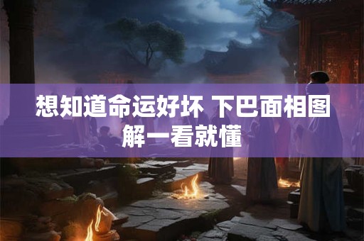 想知道命运好坏 下巴面相图解一看就懂