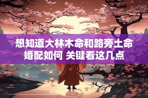 想知道大林木命和路旁土命婚配如何 关键看这几点
