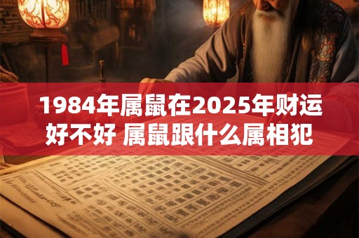 1984年属鼠在2025年财运好不好 属鼠跟什么属相犯冲