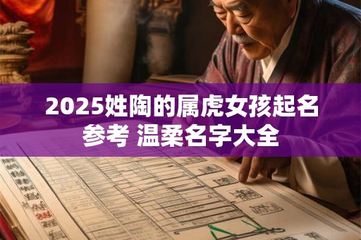 2025姓陶的属虎女孩起名参考 温柔名字大全