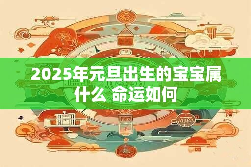 2025年元旦出生的宝宝属什么 命运如何