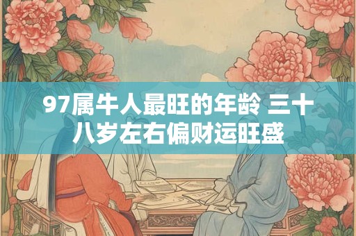 97属牛人最旺的年龄 三十八岁左右偏财运旺盛