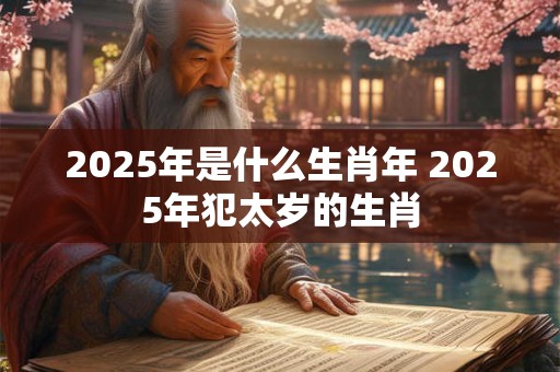 2025年是什么生肖年 2025年犯太岁的生肖