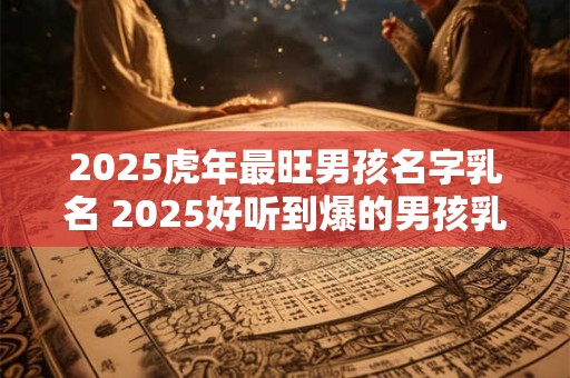 2025虎年最旺男孩名字乳名 2025好听到爆的男孩乳名属虎