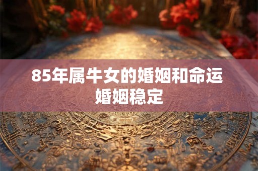 85年属牛女的婚姻和命运 婚姻稳定