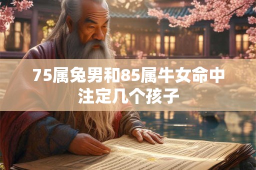 75属兔男和85属牛女命中注定几个孩子