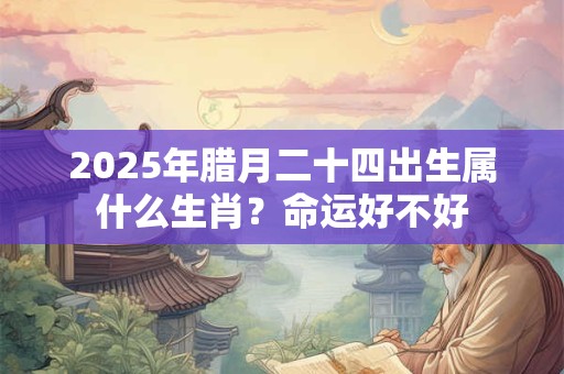 2025年腊月二十四出生属什么生肖？命运好不好