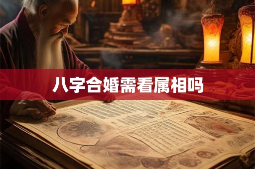 八字合婚需看属相吗