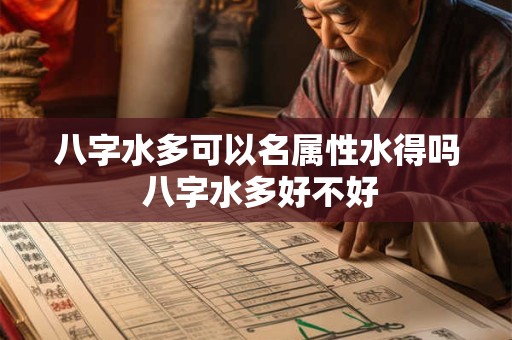 八字水多可以名属性水得吗 八字水多好不好