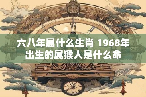 六八年属什么生肖 1968年出生的属猴人是什么命