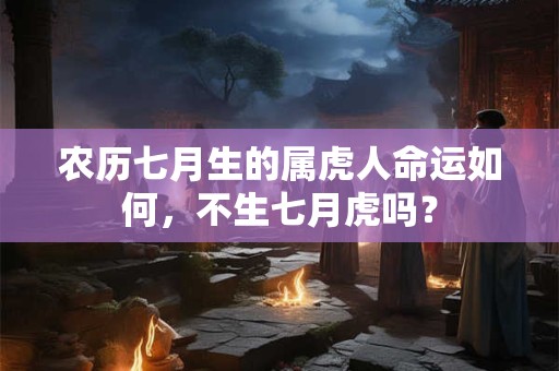 农历七月生的属虎人命运如何，不生七月虎吗？