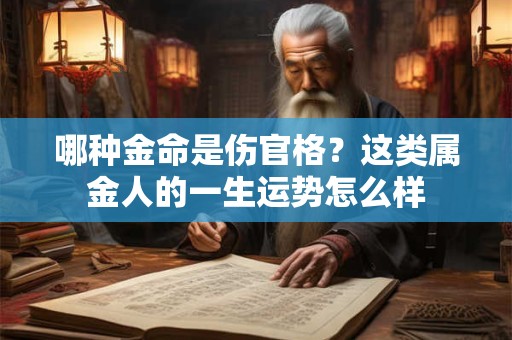 哪种金命是伤官格？这类属金人的一生运势怎么样
