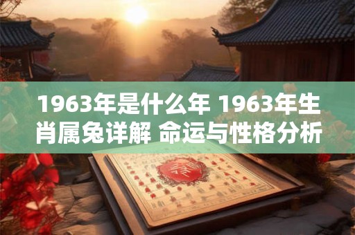 1963年是什么年 1963年生肖属兔详解 命运与性格分析