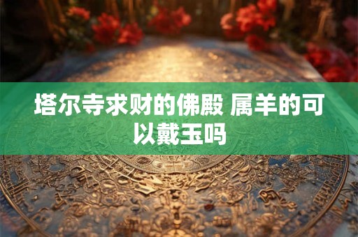 塔尔寺求财的佛殿 属羊的可以戴玉吗