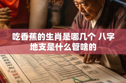 吃香蕉的生肖是哪几个 八字地支是什么管啥的