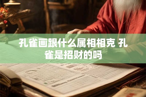 孔雀画跟什么属相相克 孔雀是招财的吗
