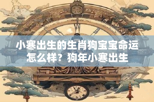 小寒出生的生肖狗宝宝命运怎么样？狗年小寒出生