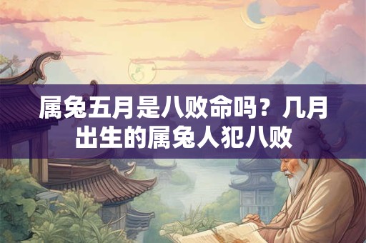属兔五月是八败命吗？几月出生的属兔人犯八败