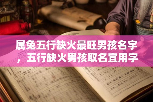 属兔五行缺火最旺男孩名字，五行缺火男孩取名宜用字