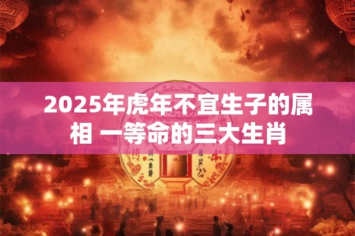 2025年虎年不宜生子的属相 一等命的三大生肖