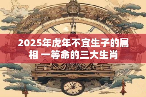 2025年虎年不宜生子的属相 一等命的三大生肖