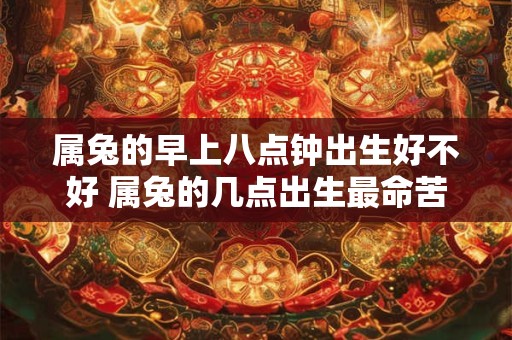 属兔的早上八点钟出生好不好 属兔的几点出生最命苦